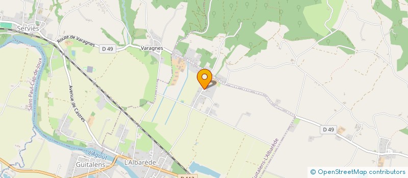 localisation de l'entreprise MADAME HELENE CAMBRIEL  GUITALENS-L'ALBAREDE