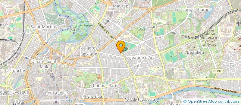 localisation de l'entreprise MADAME HELENE CAMPION  RENNES