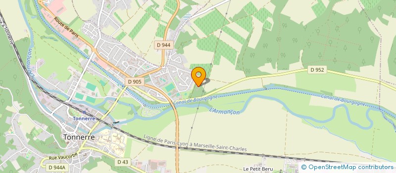 localisation de l'entreprise MADAME HELENE CAMUS  TONNERRE