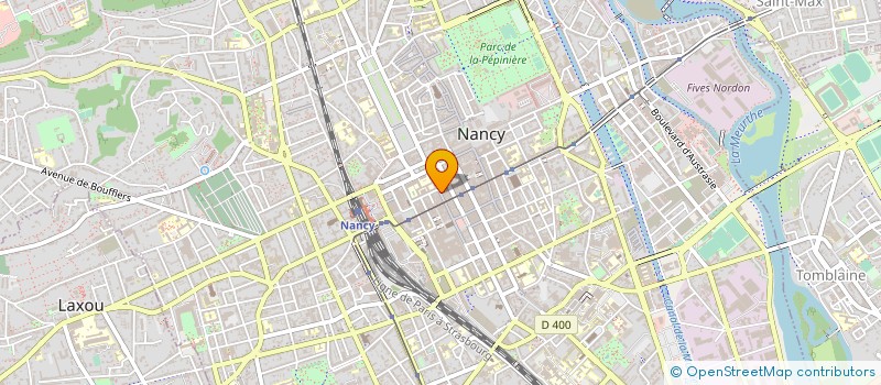 localisation de l'entreprise MADAME HELENE CANTINEAUX  NANCY