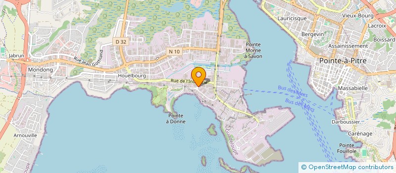 localisation de l'entreprise MADAME HELENE CAPELLE  BAIE-MAHAULT