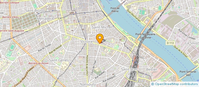 localisation de l'entreprise MADAME HELENE CAPOIS  BORDEAUX