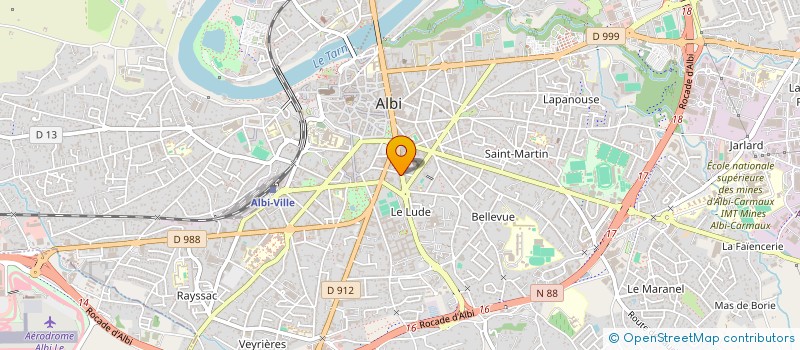 localisation de l'entreprise MADAME HELENE CAPPIELLO à ALBI