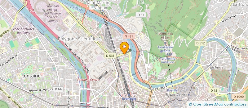 localisation de l'entreprise MADAME HELENE CARATELLI à GRENOBLE