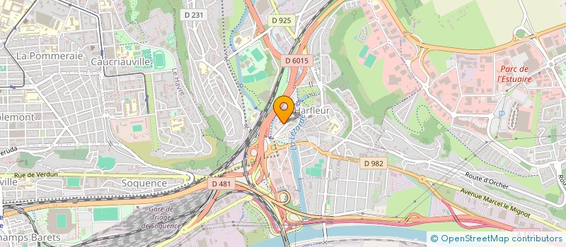 localisation de l'entreprise MADAME HELENE CARDON  HARFLEUR