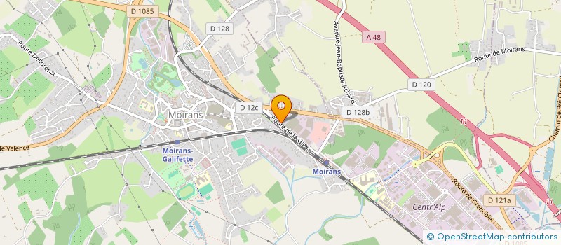 localisation de l'entreprise MADAME HELENE CARRET-OLLIVIER à MOIRANS