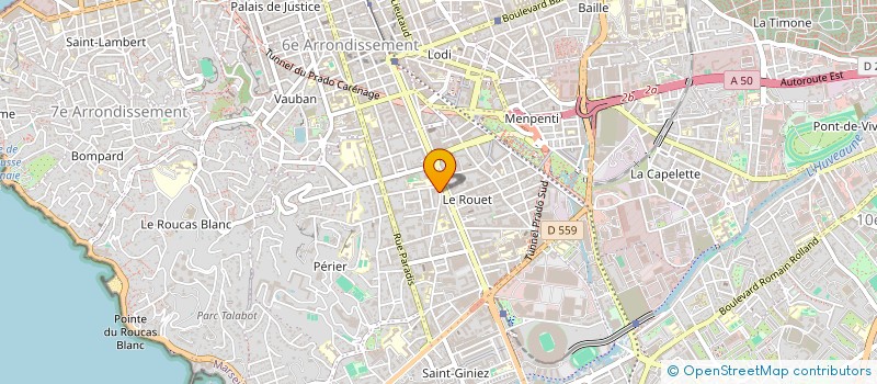 localisation de l'entreprise MADAME HELENE CASAL à MARSEILLE
