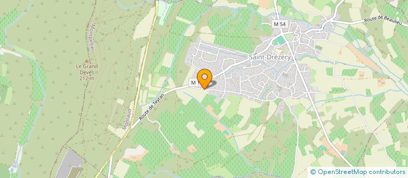 localisation de l'entreprise MADAME HELENE CASSE  SAINT-DREZERY