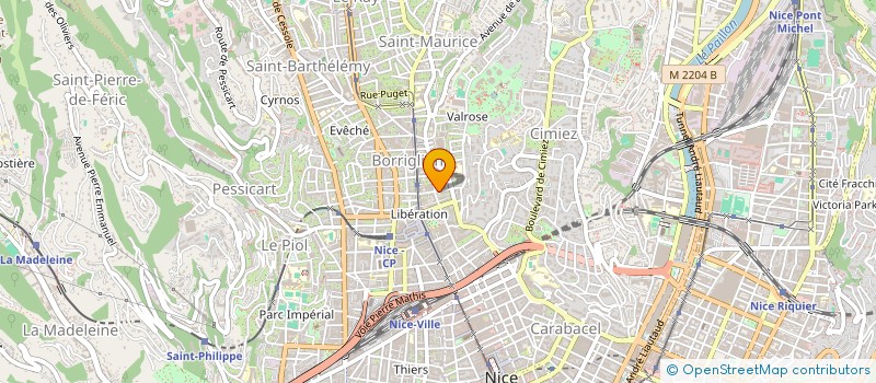 localisation de l'entreprise MADAME HELENE CATTARUZZA DE LUGAN à NICE