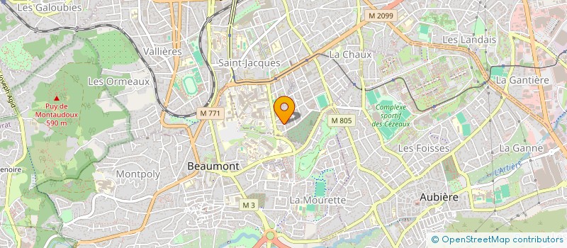 localisation de l'entreprise MADAME HELENE CAUCHY  CLERMONT-FERRAND