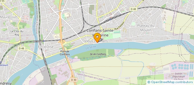 localisation de l'entreprise MADAME HELENE CAYRE à CONFLANS-SAINTE-HONORINE