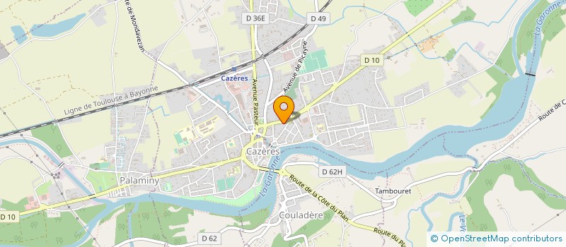 localisation de l'entreprise MADAME HELENE CAZABON  SOMMIERES