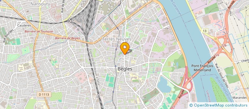 localisation de l'entreprise MADAME HELENE CAZAIN à BEGLES