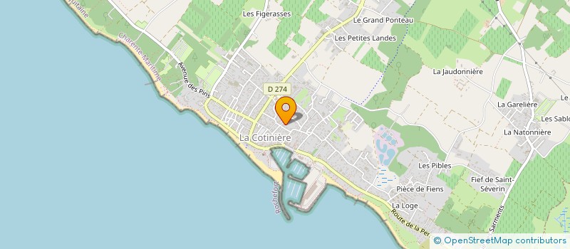 localisation de l'entreprise MADAME HELENE CAZIOT  SAINT-PIERRE-D'OLERON