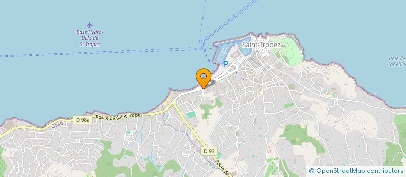 localisation de l'entreprise MADAME HELENE CELLIER à SAINT-TROPEZ