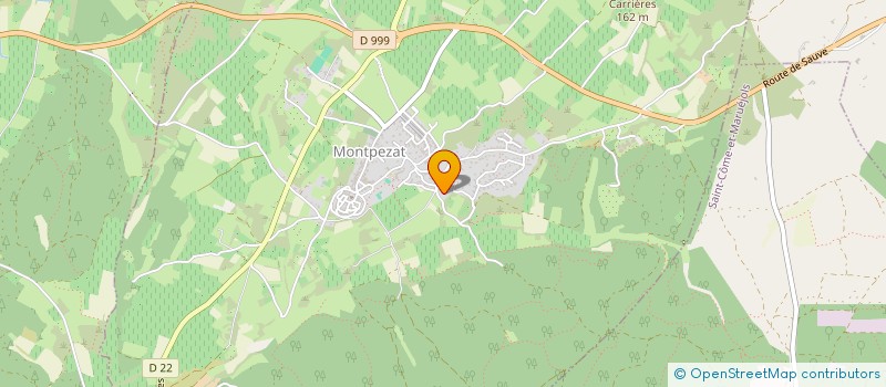 localisation de l'entreprise MADAME HELENE CHABAUD  MONTPEZAT