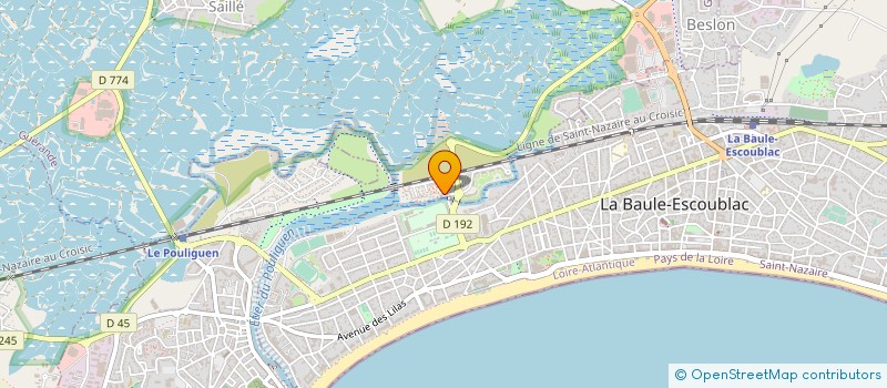 localisation de l'entreprise MADAME HELENE CHAMPAGNE  GUERANDE