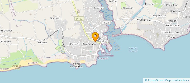 localisation de l'entreprise MADAME HELENE CHARLOT  PLOBANNALEC-LESCONIL