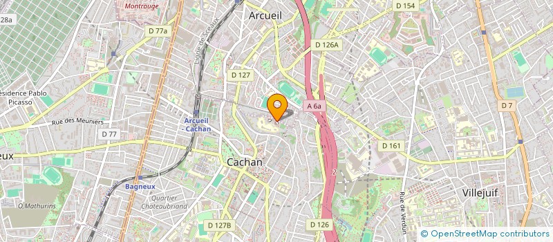 localisation de l'entreprise MADAME HELENE CHARMETTAN  CACHAN