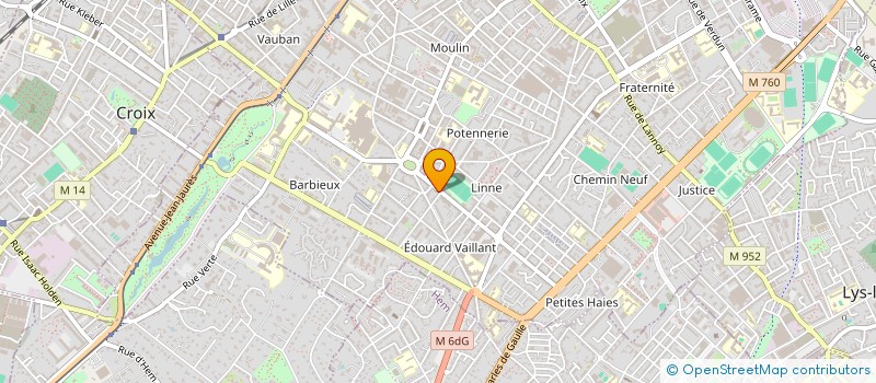 localisation de l'entreprise MADAME HELENE CHARPIOT à ROUBAIX
