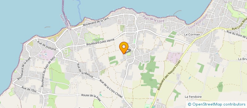 localisation de l'entreprise MADAME HELENE CHARRIER à LA PLAINE-SUR-MER