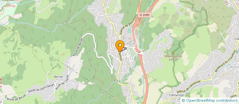 localisation de l'entreprise MADAME HELENE CHASSAGNE  CEYRAT