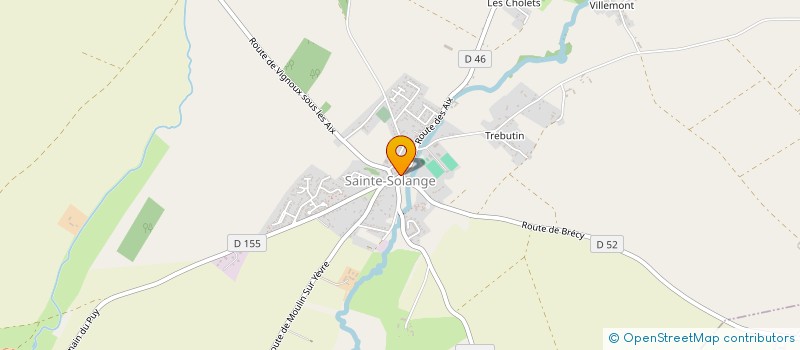 localisation de l'entreprise MADAME HELENE CHAUDRU DE RAYNAL  SAINTE-SOLANGE