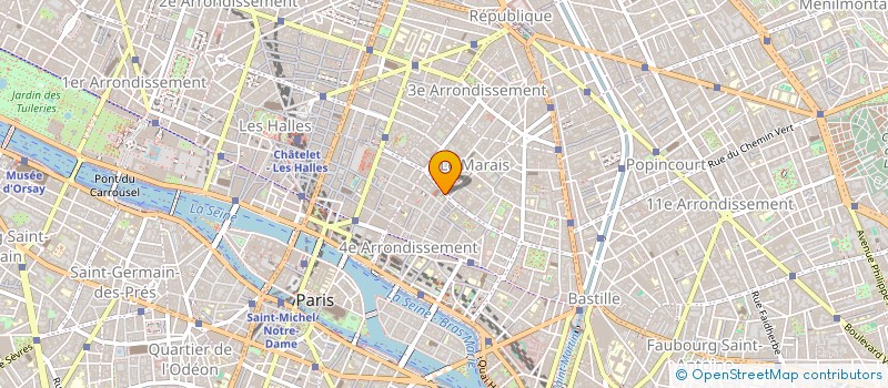localisation de l'entreprise MADAME HELENE CHAUSSIN à PARIS