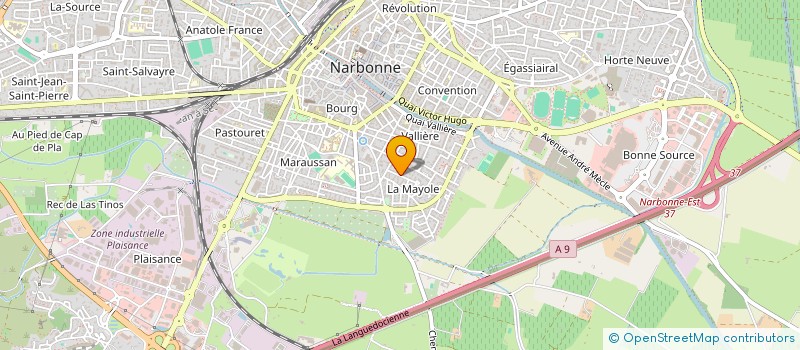 localisation de l'entreprise MADAME HELENE CHAVARRIA à NARBONNE