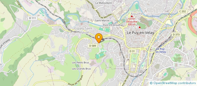 localisation de l'entreprise MADAME HELENE CHAVE  ESPALY-SAINT-MARCEL