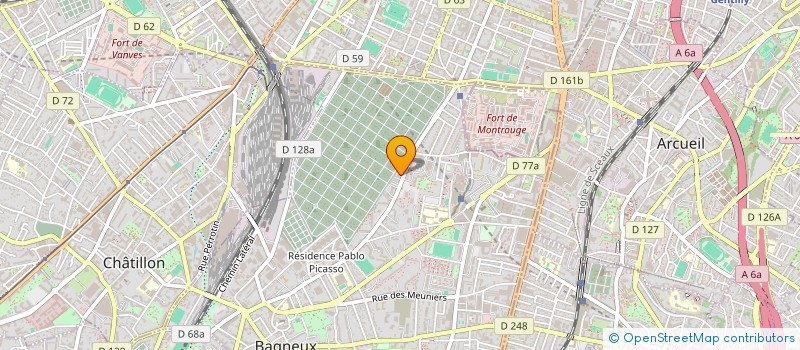 localisation de l'entreprise MADAME HELENE CHAVEZ à BAGNEUX