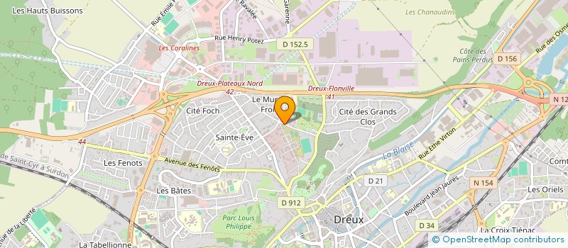 localisation de l'entreprise MADAME HELENE CHERIOT à DREUX