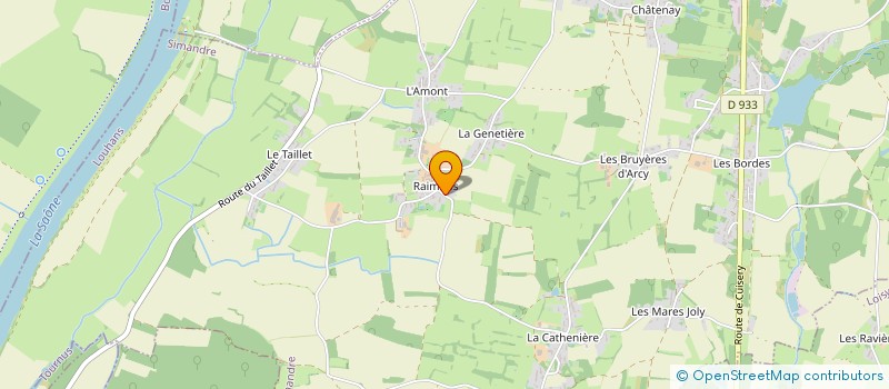 localisation de l'entreprise MADAME HELENE CHETAUD  SIMANDRE