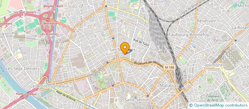 localisation de l'entreprise MADAME HELENE CHEVALIER à TOULOUSE