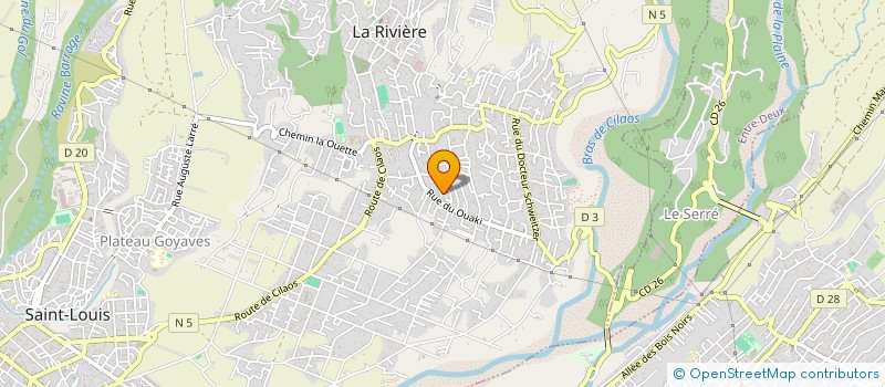 localisation de l'entreprise MADAME HELENE CHEVALIER  SAINT-LOUIS
