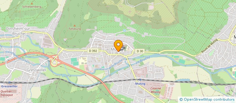 localisation de l'entreprise MADAME HELENE CHEVILLET  SCHIRMECK