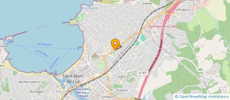 localisation de l'entreprise MADAME HELENE CHOCHOY à SAINT-JEAN-DE-LUZ