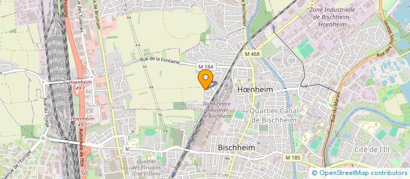 localisation de l'entreprise MADAME HELENE CHOMIKI  HNHEIM