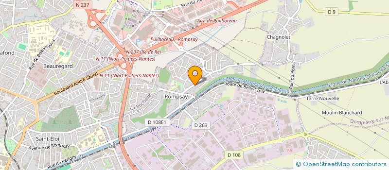 localisation de l'entreprise MADAME HELENE CHRISTINE BLANCHARD  REZE