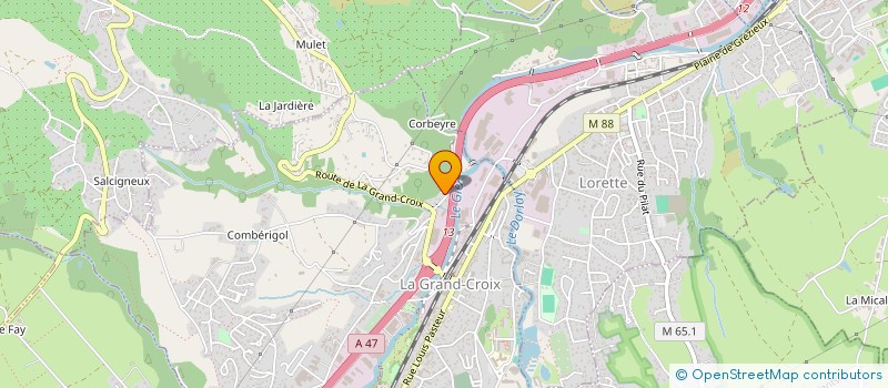 localisation de l'entreprise MADAME HELENE CHRISTMANN  LA GRAND-CROIX