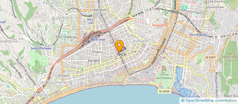 localisation de l'entreprise MADAME HELENE CLAIRE ERENA à NICE