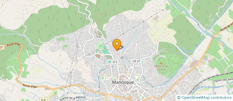localisation de l'entreprise MADAME HELENE CLAIRE JANY PIN à MANOSQUE
