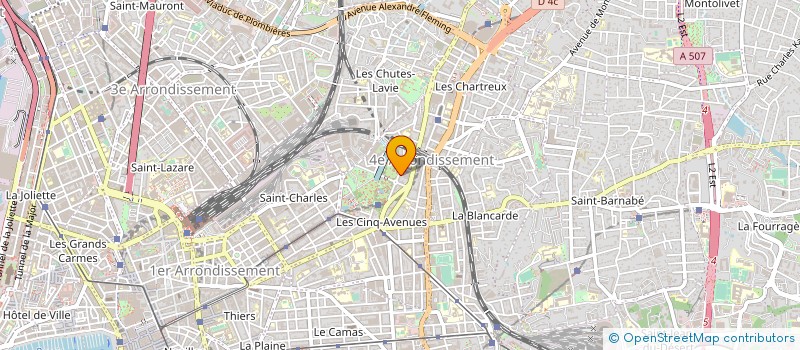 localisation de l'entreprise MADAME HELENE CLARY à MARSEILLE