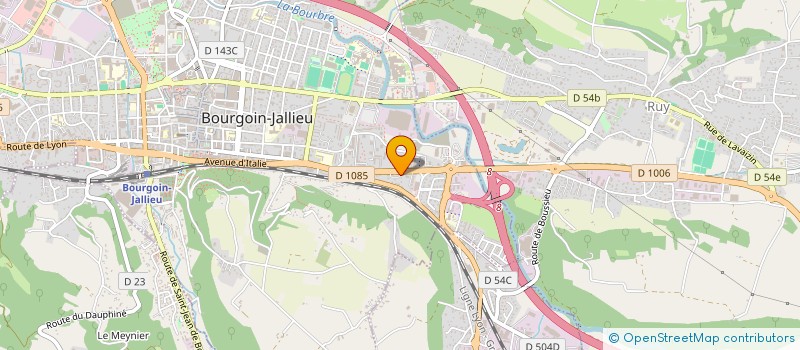 localisation de l'entreprise MADAME HELENE CLAVAUD à BOURGOIN-JALLIEU