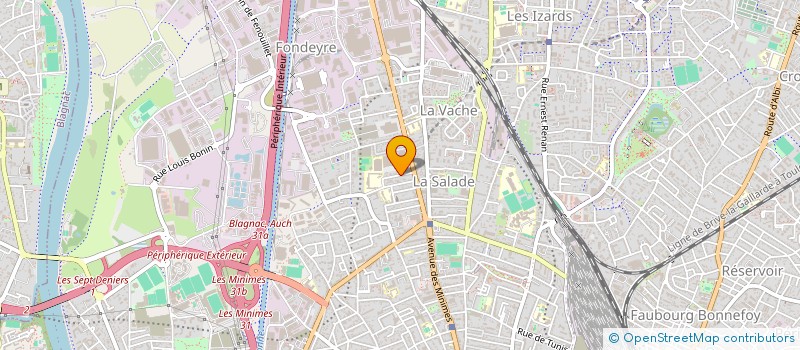 localisation de l'entreprise MADAME HELENE CLAVEL à TOULOUSE