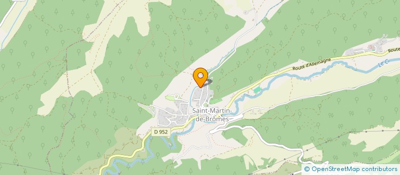 localisation de l'entreprise MADAME HELENE CLERGUE à GREOUX-LES-BAINS