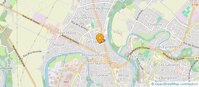 localisation de l'entreprise MADAME HELENE CLOCHARD à NIORT