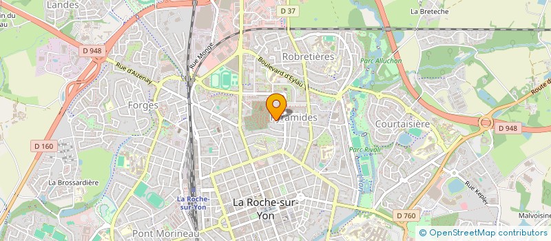 localisation de l'entreprise MADAME HELENE COCONNIER  LA ROCHE-SUR-YON