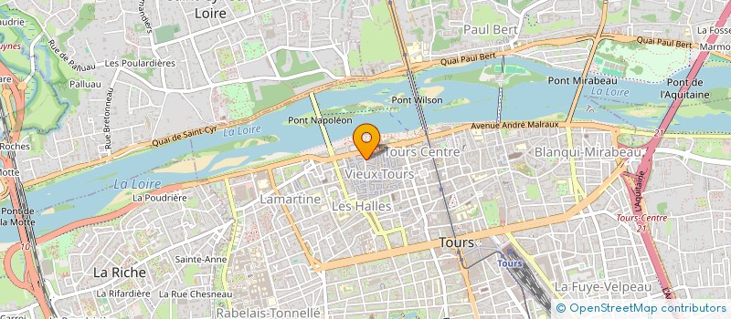 localisation de l'entreprise MADAME HELENE COEFFARD  TOURS