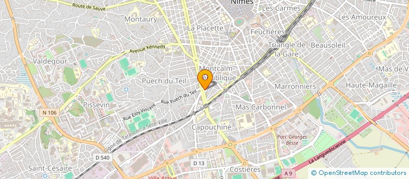 localisation de l'entreprise MADAME HELENE COHEN à NIMES